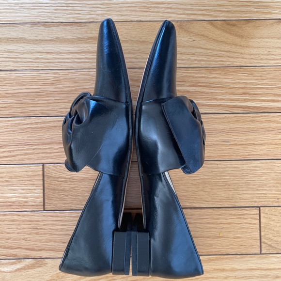 Zara black flats with bow - Picture 7 of 9